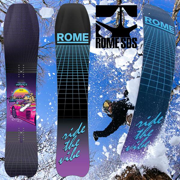 Rome Service Dog スノーボード 148cm Service Dog 2025 | Rome