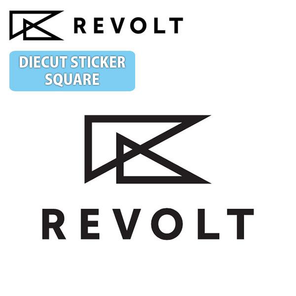 ゆうパケット対応可能！ ダイカット ステッカー REVOLT リボルト