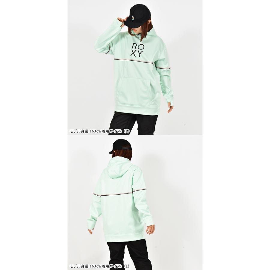 Lサイズのみ 撥水 パーカー ROXY ロキシー レディース HOODIE プルオーバーパーカー ストレッチ 長袖 フーディー スノーボード 25%off｜elephantsports｜11