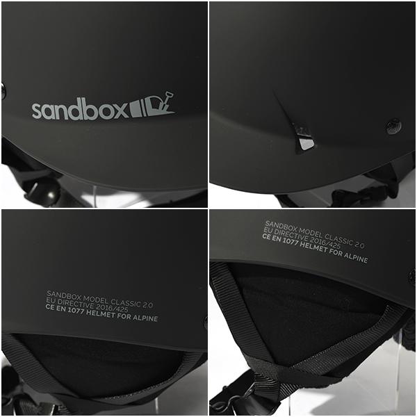 【美品】SANDBOX CLASSIC2.0  ダイヤル調整付 sandbox 30%off ヘルメット サンドボックス CLASSIC 2.0 SNOW