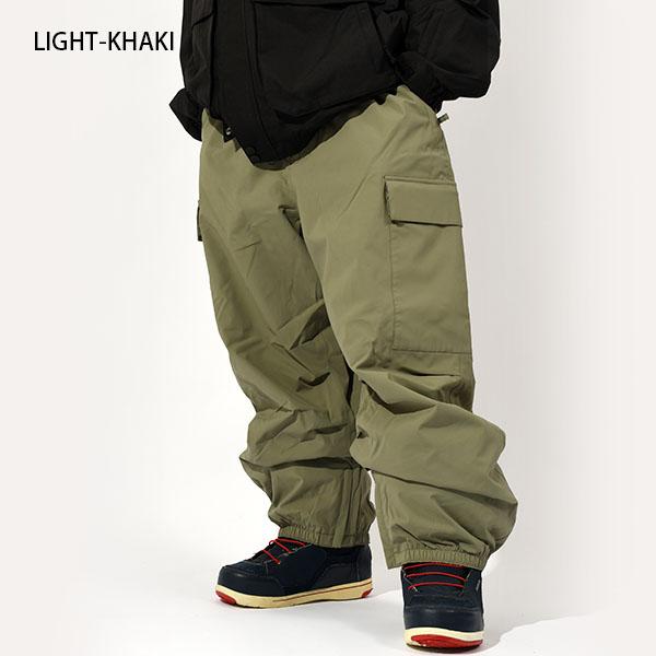 SCAPE スケープ スノーボードパンツ カーキ メンズ S スノボウェア SCAPE（エスケープ） 30%off スノーボードウェア BAGGY PANTS メンズ