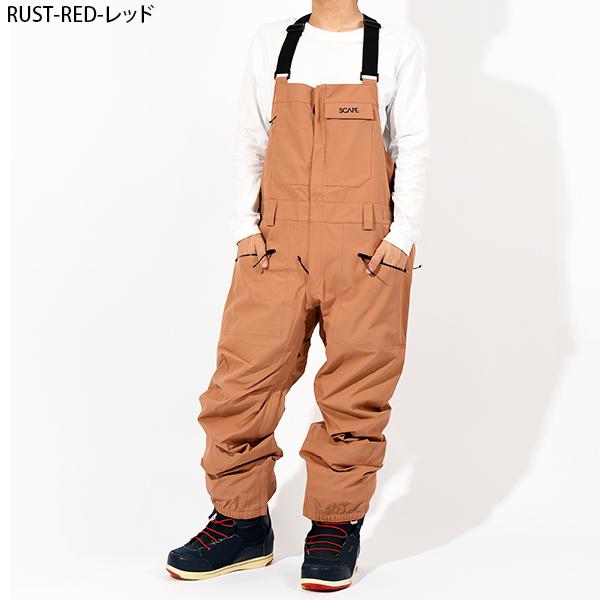 SCAPE（エスケープ） スノーボードウェア BIB PANTS メンズ レディース