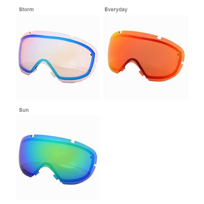 ラスト1個 レッド スペア 交換レンズ I/OS LENS アイオーエス ゴーグル SMITH OPTICS スミス クロマポップ