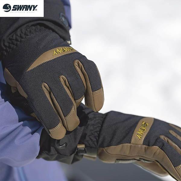 レザーオーバーグローブ SWANY スワニー Air Light エアライト GLOVE