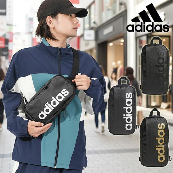 【値下中 未使用】beruf baggageリモンタナイロン ボディバッグ adidas（アディダス） 3.2L ショルダーバッグ リニアスリングバッグ