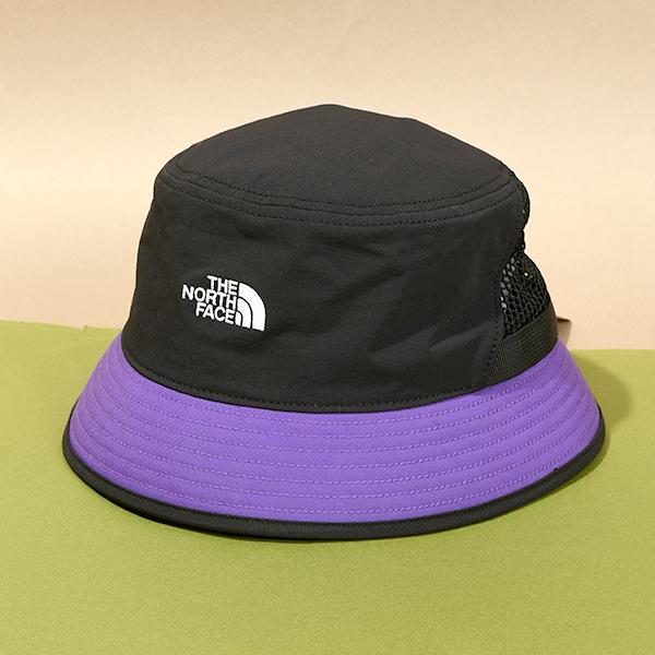 ノースフェイス ハット ブラック パープル THE NORTH FACE Camp Mesh Hat キャンプ メッシュ メンズ レディース 帽子 アウトドア nn02232 2024春夏新色｜elephantsports｜03