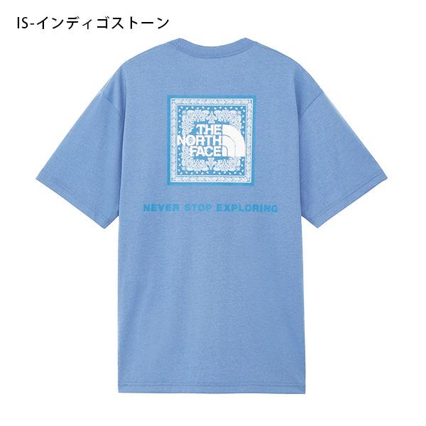 ブランド公式商品認証店 ノースフェイス 半袖Tシャツ バンダナ柄 メンズ レディース UV 生地厚 THE NORTH FACE  バックプリント 2024春夏新作 NT32446｜elephantsports｜04