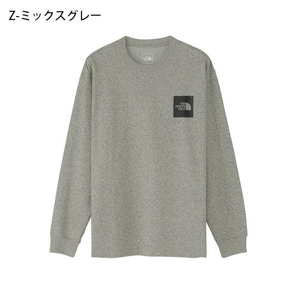 ノースフェイス 長袖Tシャツ メンズ レディース UV ロンT THE NORTH FACE L/S Square Logo Tee ロングスリーブ スクエア ロゴ ティー NT82334 2023秋冬新作｜elephantsports｜04