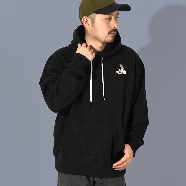 ヤマネコ刺繍 ノースフェイス 裏毛 スウェット パーカー メンズ レディース THE NORTH FACE フーディー プルオーバー 山猫 NT12535 2025春夏新作 | THE NORTH FACE | 16