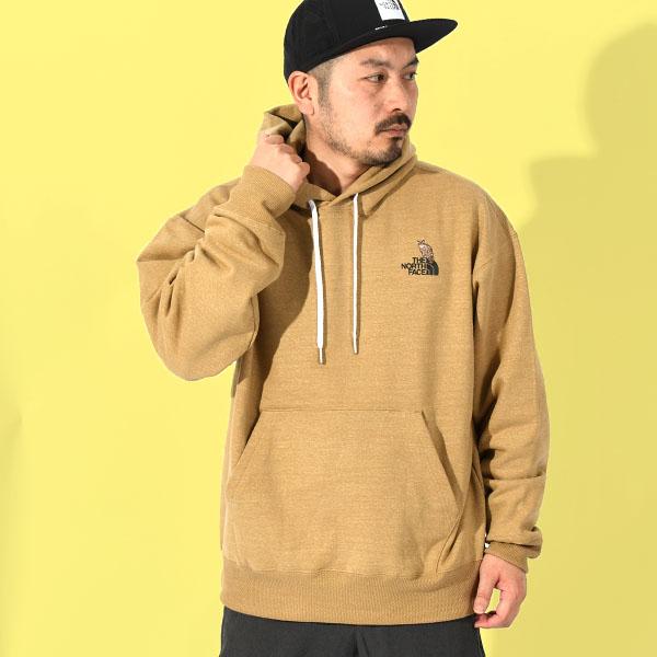 ヤマネコ刺繍 ノースフェイス 裏毛 スウェット パーカー メンズ レディース THE NORTH FACE フーディー プルオーバー 山猫 NT12535 2025春夏新作 | THE NORTH FACE | 18