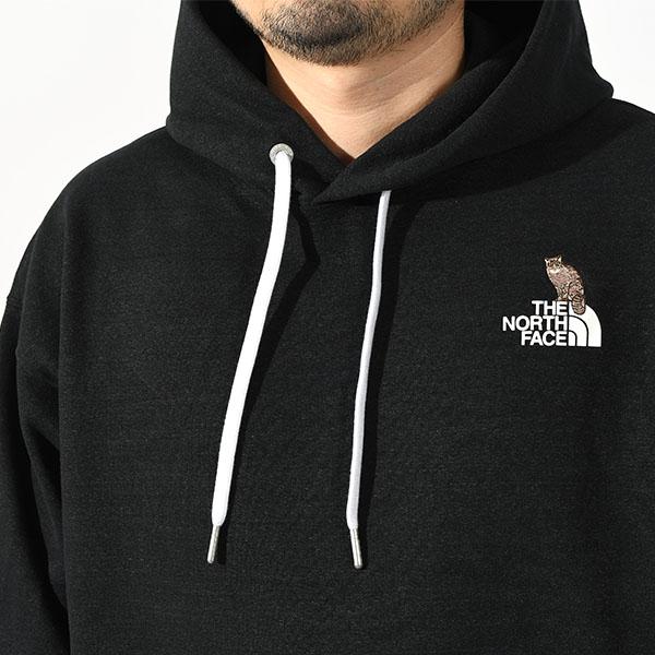 ヤマネコ刺繍 ノースフェイス 裏毛 スウェット パーカー メンズ レディース THE NORTH FACE フーディー プルオーバー 山猫 NT12535 2025春夏新作 | THE NORTH FACE | 09