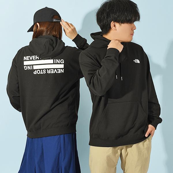 ノースフェイス 裏毛 UV スウェット パーカー メンズ レディース THE NORTH FACE ネバーストップ フーディー プルオーバー NT12443 2024春新作｜elephantsports｜18