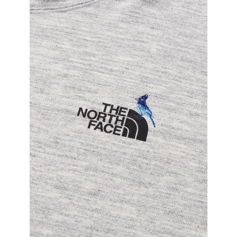 ノースフェイス 鳥刺繍 裏毛 UV スウェット パーカー メンズ レディース THE NORTH FACE ズー ピッカー プルオーバー NT12440 2024春新作｜elephantsports｜15