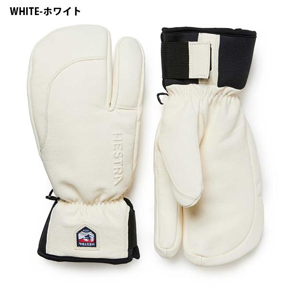 HESTRA（ヘストラ） レザーミトン Topo 3-Finger MITTEN メンズ ミトン