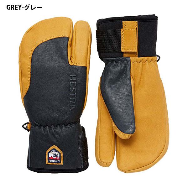 HESTRA（ヘストラ） レザーミトン Topo 3-Finger MITTEN メンズ ミトン