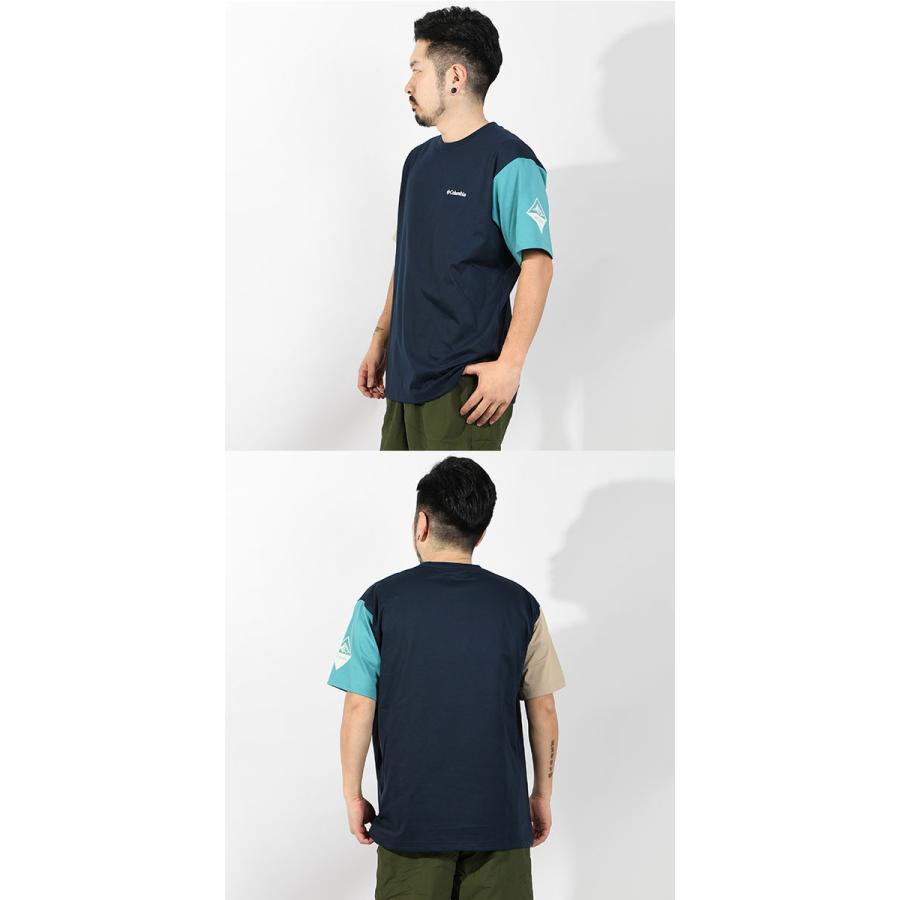 ゆうパケット対応可能！コロンビア 半袖Tシャツ Columbia メンズ レディース アーバンハイク ロゴ UVカット 吸湿速乾 PM0746 2024春夏新作｜elephantsports｜12