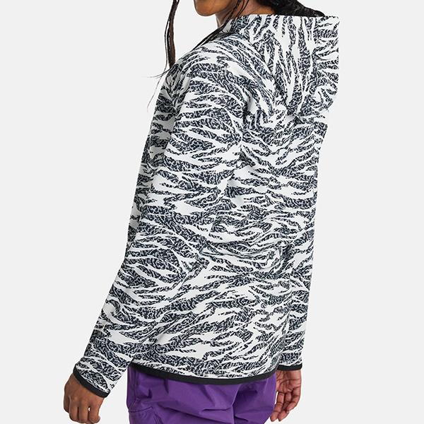 新品 Burton ウィンタースポーツ パーカー 撥水加工 スノー柄 Sサイズ BURTON バートン 撥水パーカー カモフラ 迷彩 スノーウェア