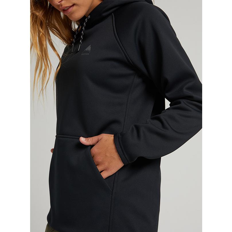 【美品】BURTON バートン パーカー ハーフジップ ブラック M 裏起毛 美品】BURTON バートン パーカー ハーフジップ ブラック M 裏起毛