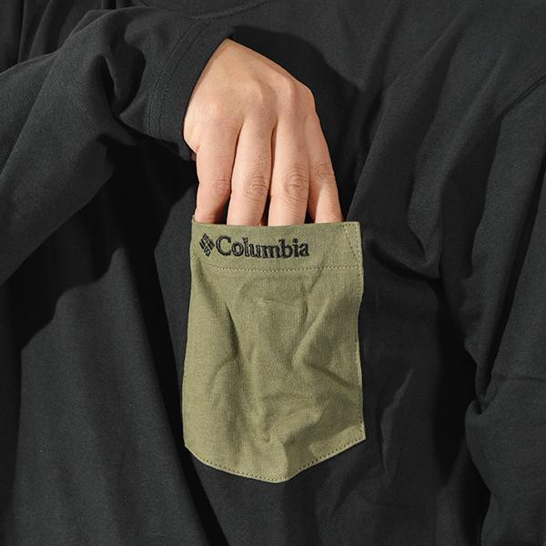 コロンビア 長袖Tシャツ Columbia メンズ レディース ヤングストリート UVカット 胸ポケット 綿100% XE8889 2024春夏新作｜elephantsports｜10