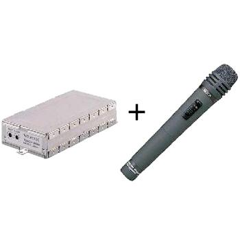 チューナユニット＋ハンド型ワイヤレスマイク　（品番：TOA　WTU-1720＋WM-1220）