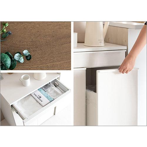 ♡ 分別ダストボックス ノット ホワイト [6045] 分別ダストボックス ノット ホワイト [6045]