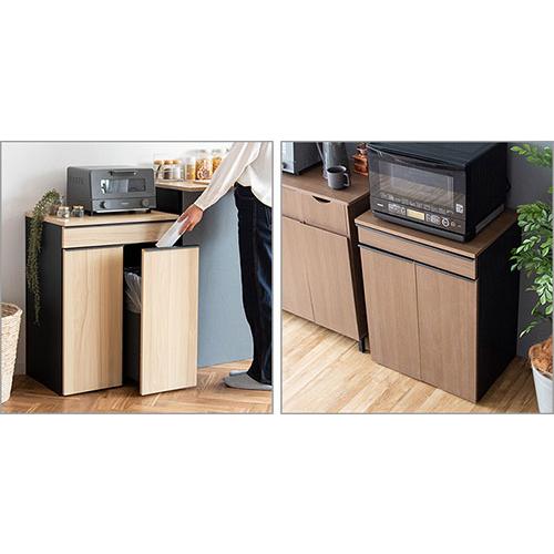 NotT (ノット) 分別ドロワーダストボックス 45L×2 ホワイト DB-F2200