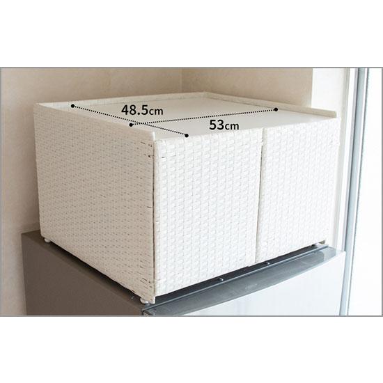 Rifero (リフェロ) 冷蔵庫上ラック ダークブラウン FRK-550-DBR