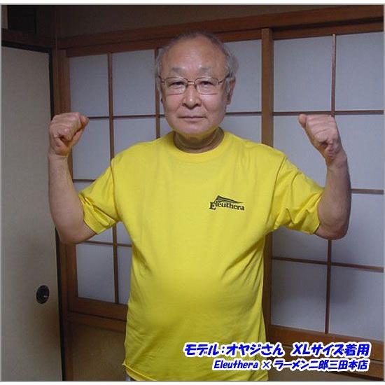 ラーメン二郎×エルーセラ コラボ社訓Tシャツ 復刻版日本語ver. XL