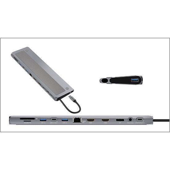 AREA USBハブ リバーシブルトゥウェルブ SD-CMULTIDX02 AREA (エアリア) REVERSIBLE TWELEVE Ver.DP TypeC接続ドッキング