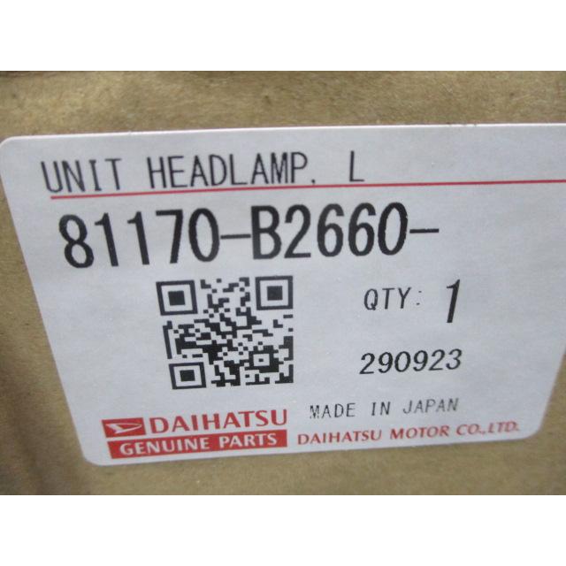 ダイハツ ムーヴキャンバス LA800S 左ヘッドライト ヘッドランプ