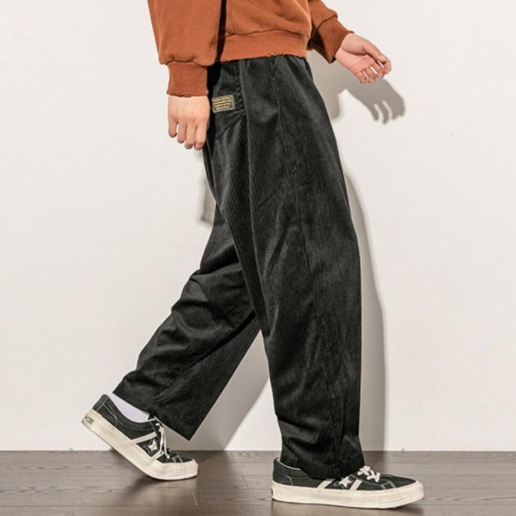 MUZEミューズ コーデュロイドッキングスウェットパンツ イージー