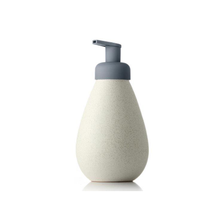 陶器 ソープディスペンサー 容量650ml 詰め替えボトル セラミック