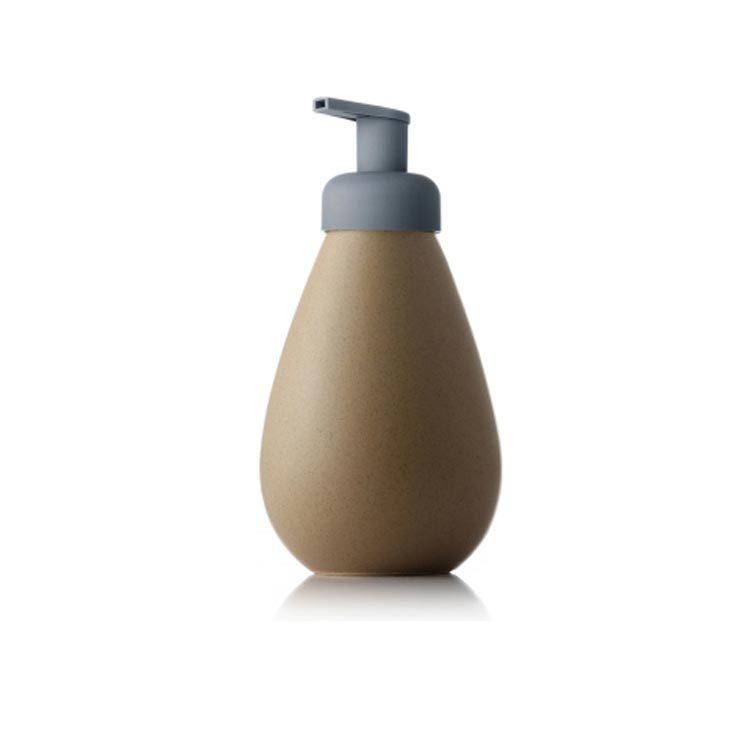 陶器 ソープディスペンサー 容量650ml 詰め替えボトル セラミック