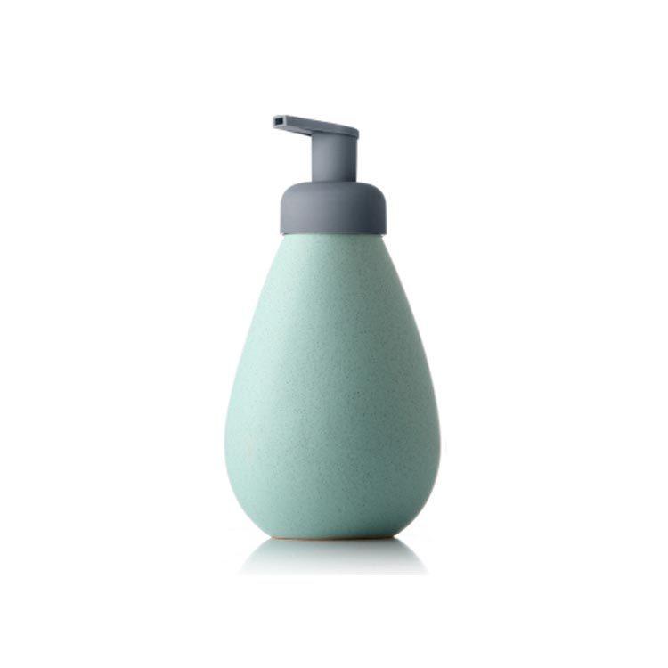 陶器 ソープディスペンサー 容量650ml 詰め替えボトル セラミック