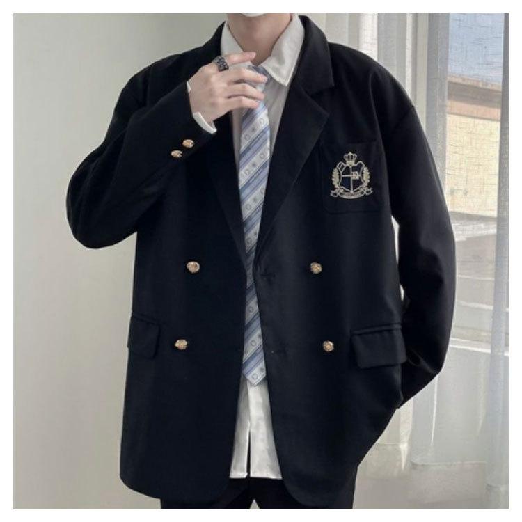 稲生高校 制服 男 ブレザー カーディガン ネクタイ ズボン 楽天市場】4点セット 男子高校制服 ネクタイ ロングパンツ 男子高校