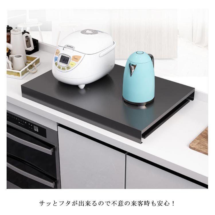ガスコンロカバー 40cm 304ステンレス 丈夫 高7cm 作業台 油はねガード