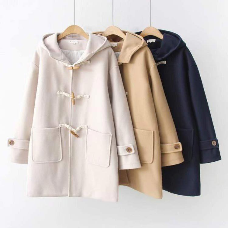 ダッフルコート レディース 学生 冬 ダッフルコート 制服 ミディアム丈 中綿コート 通学 フード付 スクールウェア チェスターコート ロングコート ダッフルコート カラー ベージュ Www Geminicorp Be