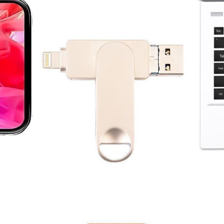 アンドロイド 四コネクタ搭載 16GB iOS USBメモリ type-c USB Lightning 3.0 USB type-c 16GB 外付｜elevenoneshop｜04