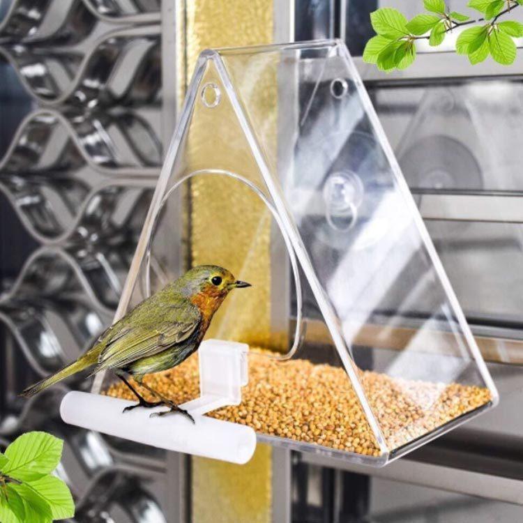 野鳥 えさ台 給餌器 プラスチック 吊り下げ バードフィーダー 鳥 餌台