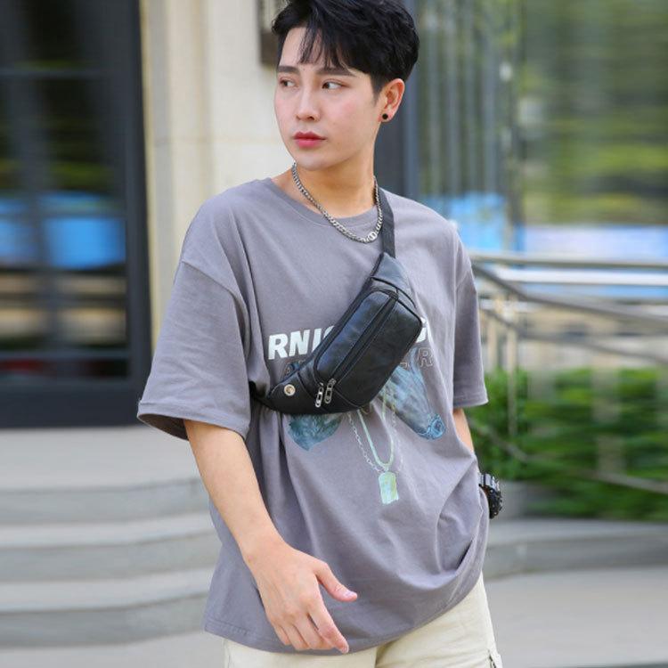 メンズ ウエストバッグ レディース ボディバッグ 大容量 PUレザー