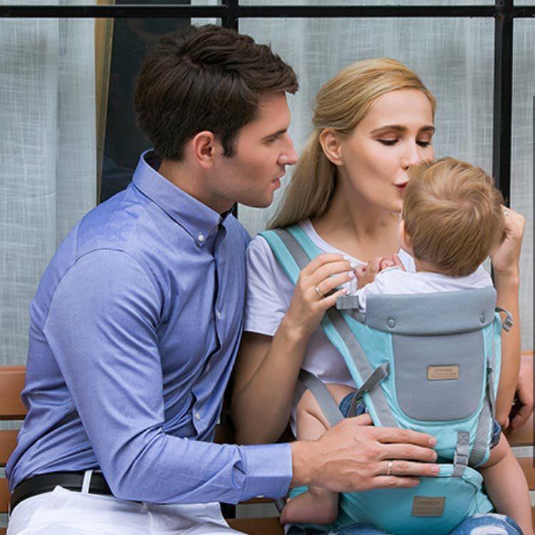 抱っこ紐 ヒップシート 抱っこひも だっこひも 新生児 赤ちゃん 多機能 対面抱き 腰抱き おんぶ 前向き抱き ベビーキャリア ウエストキャリー分離可 日本最級