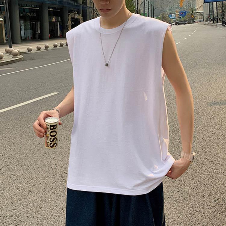 送料無料】ビッグTシャツ ノースリーブ メンズファッション カットソー