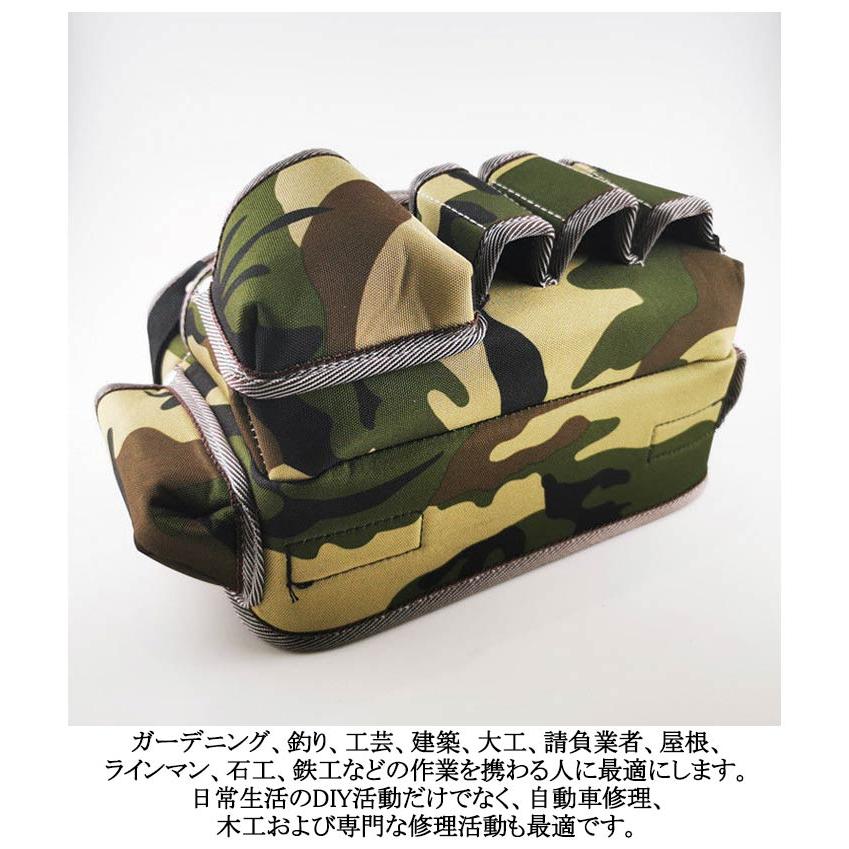 ウエストポーチ 大容量 ウエストバッグ ツールバッグ 家事 工具