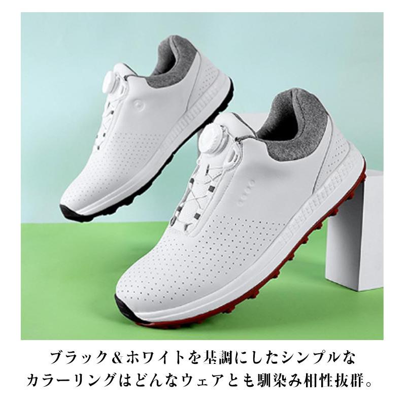 ゴルフ 疲れにくい 格好のいい シューズ 雨合羽 スニーカー スパイク 高弾力性 歩き分かりやすい 靴 好いたらしい 雨合羽 紐なし 履き気味合いが好いたらしい 他愛もない 手持ち部分力 通気