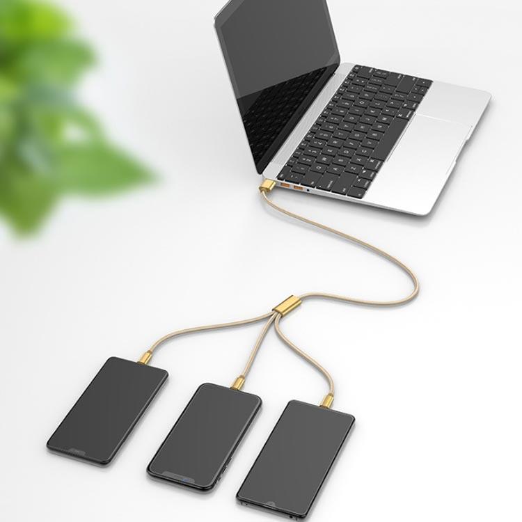 iOS/Micro USB/USB Type-C 3in1 充電ケーブル ライトニングケーブル microusb typec スマホ iPhone11 |  | 02