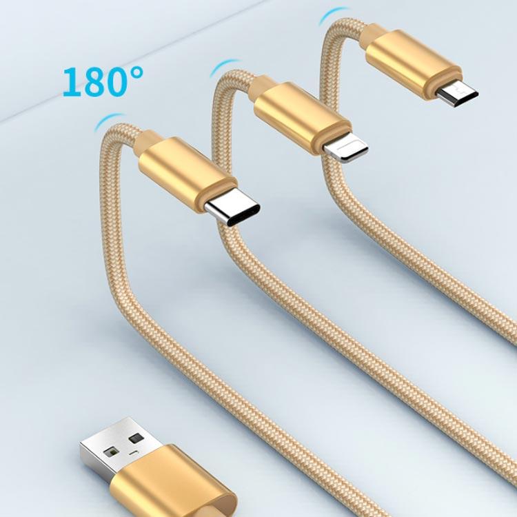 iOS/Micro USB/USB Type-C 3in1 充電ケーブル ライトニングケーブル microusb typec スマホ iPhone11 |  | 04
