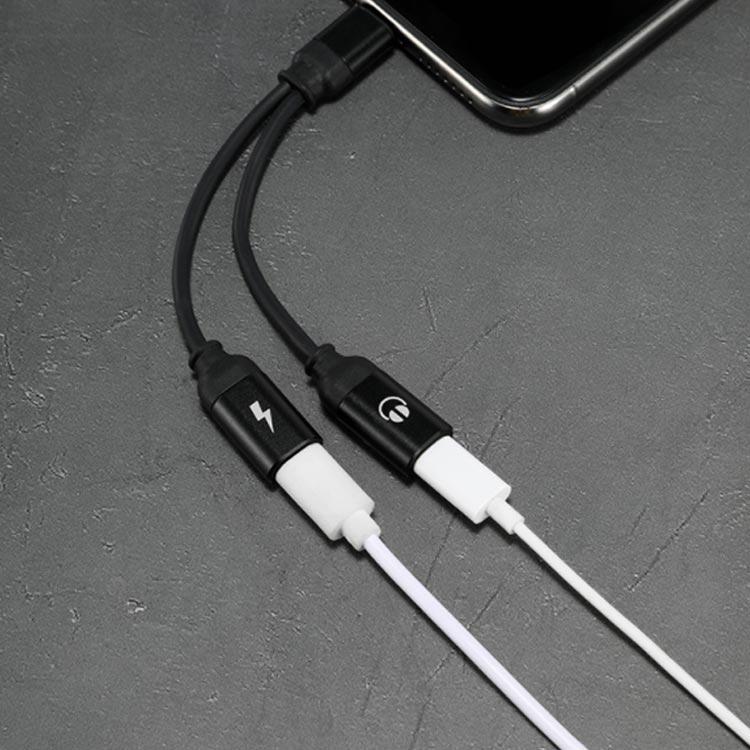 iPhone イヤホン 変換アダプタ 2in1 充電しながら音楽を楽しむ 1cm イヤホンジャック 充電ケーブル 送料無料 iPhone8 iPh |  | 02