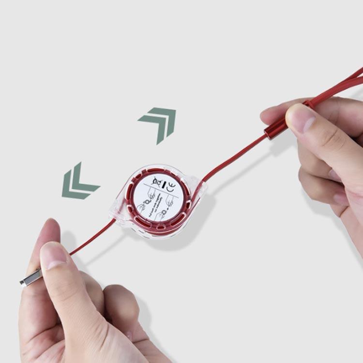 3in1 充電ケーブル 3in1 巻き取り ケーブル iPhone 11 充電ケーブル iPhone 11 Pro Max USBケーブル 送料無料 |  | 01