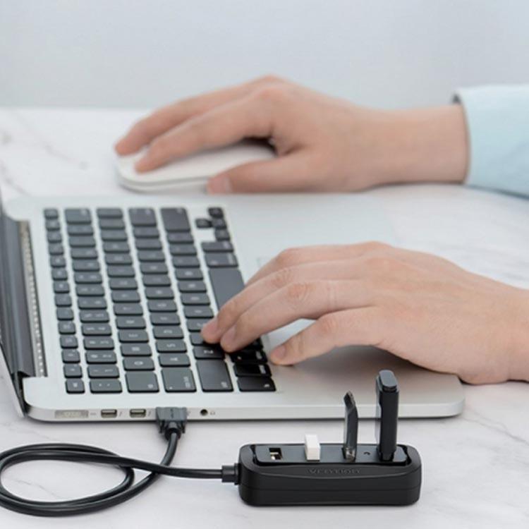 USBハブ 4ポート 超薄型 ハイスピード USB3.0対応 小型 バスパワー ウルトラスリム 横置き 0.15m 0.5m 1m ケーブル ドライバ |  | 02