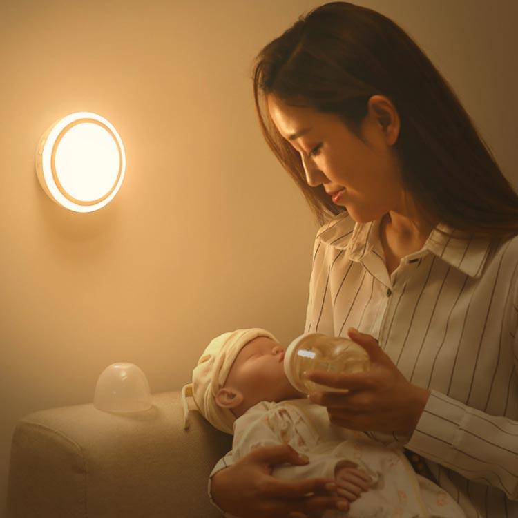 センサーライト 電池 人感 センサー ledライト自動点灯 消灯 マグネット付き 粘着テープ 屋内 led照明 小型 常夜灯 玄関 階段 送料無料 |  | 03